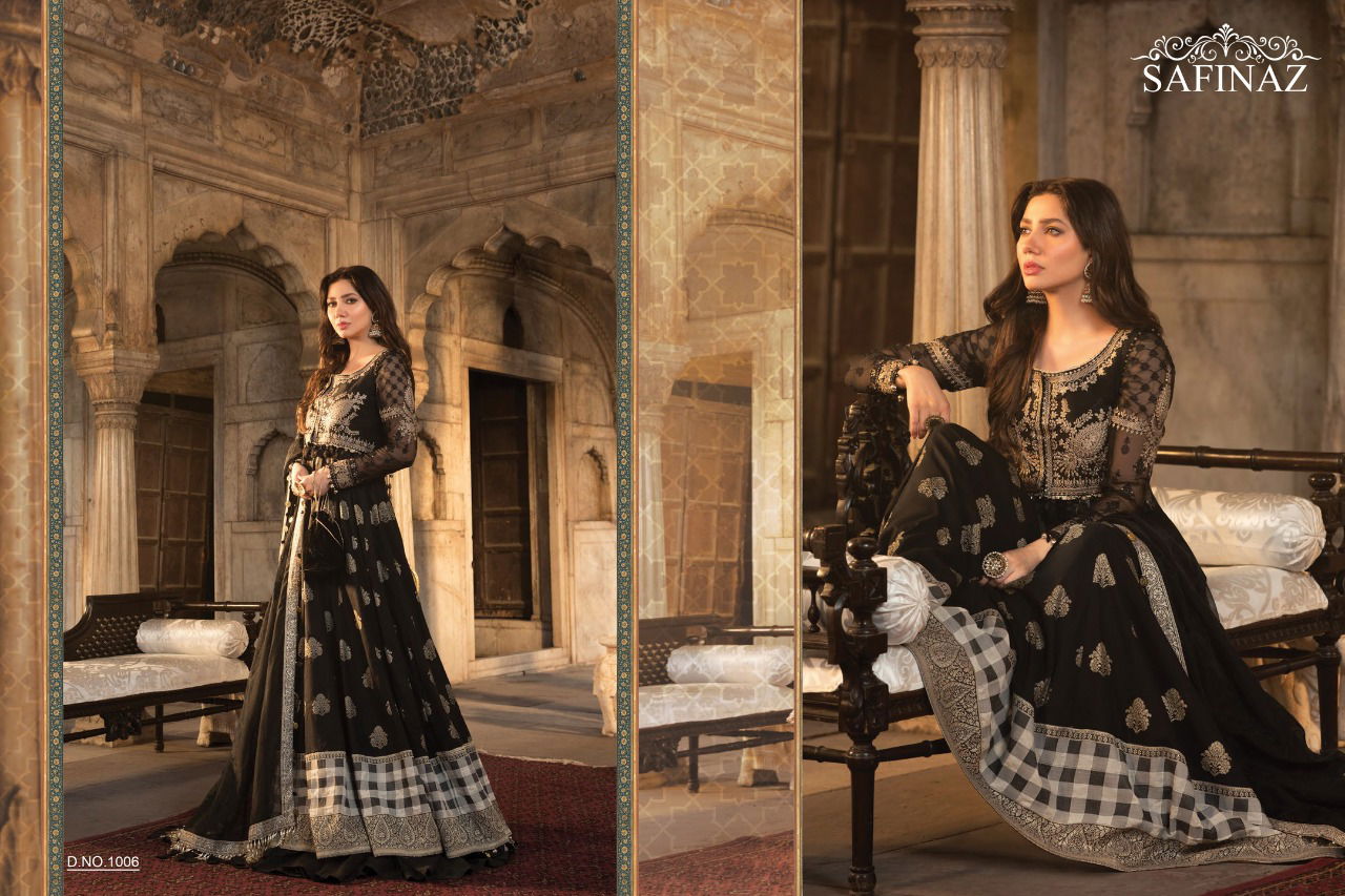 Safinaz Maria B 9 Latest Designer Festive Wear Lawn Cotton Embroidery Pakistani Salwar Kameez
